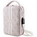Borsello Da Viaggio Con Usb Modello Stripe 4g, Rosa - Foto miniatura 1