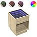 Tavolino Da Salotto Con Led Infinity Rovere Sonoma 40x40x50 Cm - Foto miniatura 2