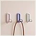 Ganci A Muro Appendiabiti Per Bagno Cucina Confezione Da 4 Beige - Foto miniatura 2