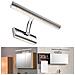 Applique Lampada Da Parete Muro Specchio Bagno 27 Led 5050 Luce Calda Cromato - Foto miniatura 1
