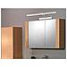 Applique Lampada Da Parete Muro Specchio Bagno 27 Led 5050 Luce Calda Cromato - Foto miniatura 3