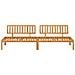 Divani Centrali Da Giardino Pallet 2pz Legno Massello Di Acacia - Foto miniatura 3
