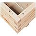 Fioriera da Giardino 60x60x26,5 cm in Legno Massello di Pino - Foto miniatura 3