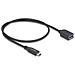 Cavo coassiale USB 10 Gbps da USB Type-C maschio a Tipo-A femmina da 50 cm - Foto miniatura 2