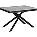 Tavolo allungabile 90x120/224 cm Karida Evolution cemento telaio antracite - Foto miniatura 1