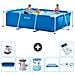 Piscina Fuori Terra - Rettangolo - 300x200x75 Cm - Blu - Include Accessori Coordinati A173 - Foto miniatura 1