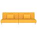 Lusso Casadino -  Divano Letto A 2 Posti Con 2 Cuscini Giallo In Tessuto - Foto miniatura 3