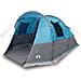 Tenda da Campeggio a Tunnel per 4 Persone Blu Impermeabile - Foto miniatura 3