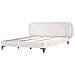 Letto Velluto Suzette 180 X 200 Cm Grigio Chiaro - Foto miniatura 3