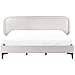 Letto Velluto Suzette 180 X 200 Cm Grigio Chiaro - Foto miniatura 4