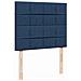Giroletto a Molle con Materasso Blu 120x190 cm in Tessuto - Foto miniatura 7