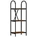 Libreria Rovere fumo 40 x 30 x 109 cm Legno multistrato - Foto miniatura 1