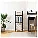 Libreria Rovere fumo 40 x 30 x 109 cm Legno multistrato - Foto miniatura 4