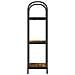 Libreria Rovere fumo 40 x 30 x 109 cm Legno multistrato - Foto miniatura 6