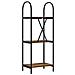 Libreria Rovere fumo 40 x 30 x 109 cm Legno multistrato - Foto miniatura 7