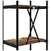 Libreria Rovere fumo 40 x 30 x 109 cm Legno multistrato - Foto miniatura 9
