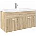 Mobile da Bagno con Lavabo Integrato Rovere Sonoma - Foto miniatura 1
