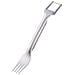 Forchetta Affettatrice Anguria In Acciaio Inossidabile - Utensile 2-in-1 Per Tagliare E Servire Frutta - Foto miniatura 3