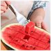 Forchetta Affettatrice Anguria In Acciaio Inossidabile - Utensile 2-in-1 Per Tagliare E Servire Frutta - Foto miniatura 5