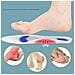 Solette In Gel Di Silicone Con Supporto Per L'arco Plantare, Blu /navy, Taglia 39-40 (yk02) - Foto miniatura 5