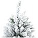 Albero di Natale Artificiale Snodato Foderato di Neve Bianco - Foto miniatura 4