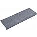 Tappetini per scale autoadesivi 20 pz 65x21x4 cm Grigio chiaro bordo rettangolare - Foto miniatura 3