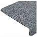 Tappetini per scale autoadesivi 20 pz 65x21x4 cm Grigio chiaro bordo rettangolare - Foto miniatura 6