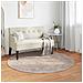 Tappeti per area Rotondo HUARTE Beige Ø 120 CM Poliestere - Foto miniatura 2