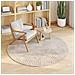 Tappeti per area Rotondo HUARTE Beige Ø 120 CM Poliestere - Foto miniatura 3