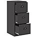 Armadio per File con cassetto Nero 44 x 50 x 106.5 cm - Foto miniatura 6