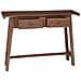 Scrivania Marrone 110 x 30 x 79 cm Legno di Mogano Massello - Foto miniatura 4