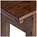 Scrivania Marrone 110 x 30 x 79 cm Legno di Mogano Massello - Foto miniatura 8