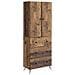 Set di armadi 2 pcs Legno antico 66 x 34,5 x 90 cm - Foto miniatura 1