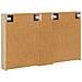Set di Armadi da Bagno con lo scaffale 3 pcs 120 x 14,5 x 70 cm - Foto miniatura 9