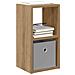Comodino con cassetto Rovere artigianale 25,5 x 22 x 49,5 cm - Foto miniatura 3