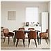 Sedie da pranzo 6 pcs Similpelle Marrone 57 x 50 x 85 cm - Foto miniatura 2