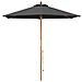Ombrello da giardino Ø 270 x 248 cm Legno di Eucalipto Massello - Foto miniatura 1
