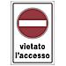 Cart. "vietato Accesso" 30x20pl - Foto miniatura 2