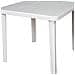 Tavolo in polipropilene colore bianco cm 80x80xH 72 - Foto miniatura 1