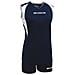 Kit Volley Spike Completino Per La Pallavolo Di Maglia Smanicata E Pantaloncino Di Colore Blu / bianco Taglia Xl - Foto miniatura 1