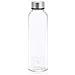 Bottiglia H2o Acqua 0,5 Lt Tappo In Acciaio Inox Ideale Per Comodino E Ufficio Borosilicato 23 Cm - Foto miniatura 1