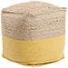 Pouf Giallo 44x44cm Kirama - Foto miniatura 11