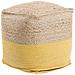 Pouf Giallo 44x44cm Kirama - Foto miniatura 1