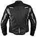 Giacca Tessuto Moto Protezioni Ce Manica Staccabile Gilet Termico Nero M - Foto miniatura 2