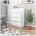 Credenza Bianca 60x35x98,5 cm in Legno Multistrato - Foto miniatura 1