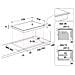 Piano Cottura WL S3377 BF a Induzione 4 Zone Cottura da 77 cm Colore Nero - Foto miniatura 2