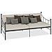 Telaio Divano Letto Grigio In Metallo 90x200 Cm - Foto miniatura 2