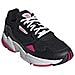 Falcon W Sneakers Bianco Nero Rosa Ee5123 (38 Nero)  - Foto miniatura 1