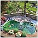 Laghetto Da Giardino Bolsena Termoformato Verde Litri 610 Dimensioni 178x125x45 - Foto miniatura 3