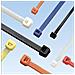 Cable Tie, 7.4"L (188mm) , Standard, Nylon, Green, 100pc, Verde, 18,8 cm - Foto miniatura 1